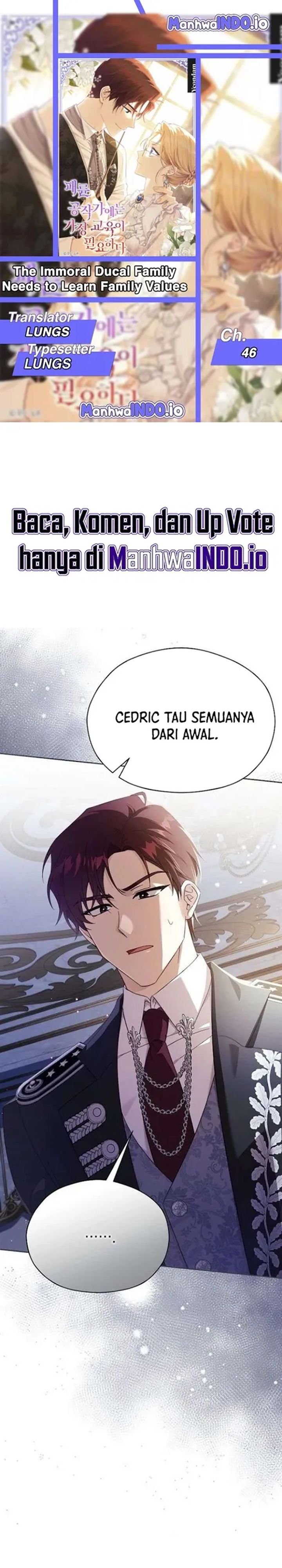Baca The Immoral Duke Needs to Be Homeschooled - Chapter 46 halaman 1