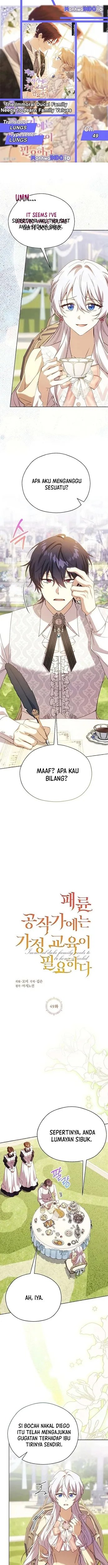 Baca The Immoral Duke Needs to Be Homeschooled - Chapter 49 halaman 1