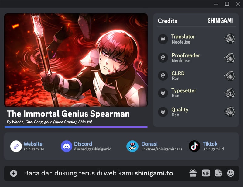 Baca The Immortal Genius Spearman - Chapter 10 halaman 1