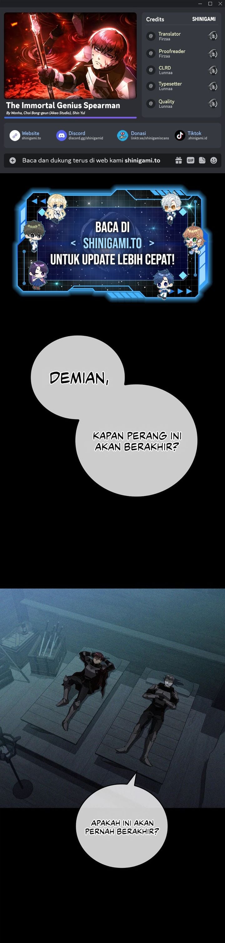 Baca The Immortal Genius Spearman - Chapter 18 halaman 1