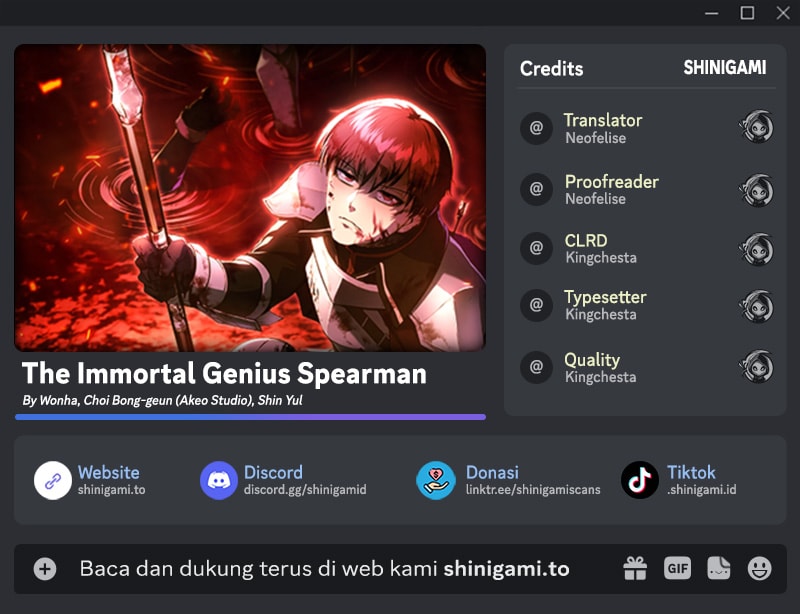 Baca The Immortal Genius Spearman - Chapter 21 halaman 1