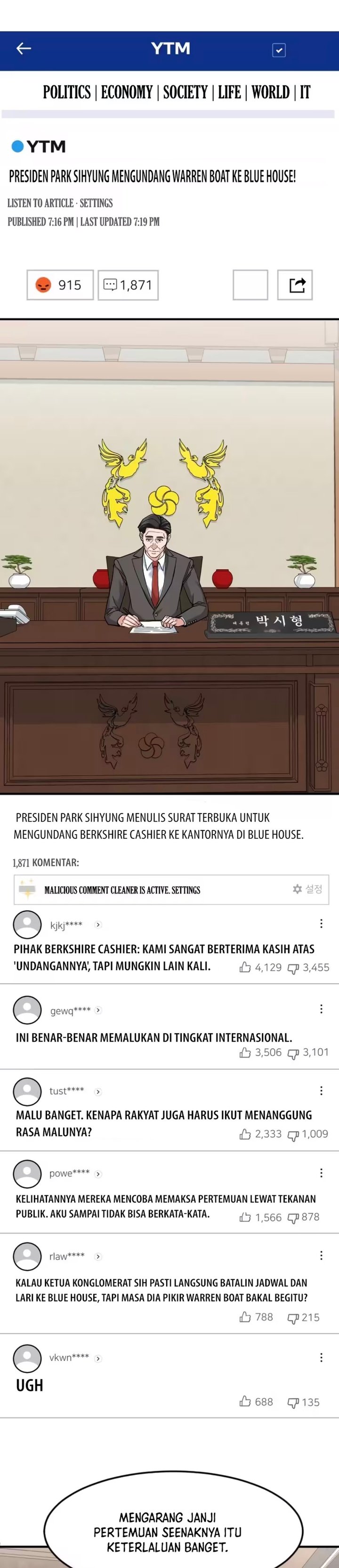Baca The Investor Who Sees The Future Chapter 96 Bahasa Indonesia page 64