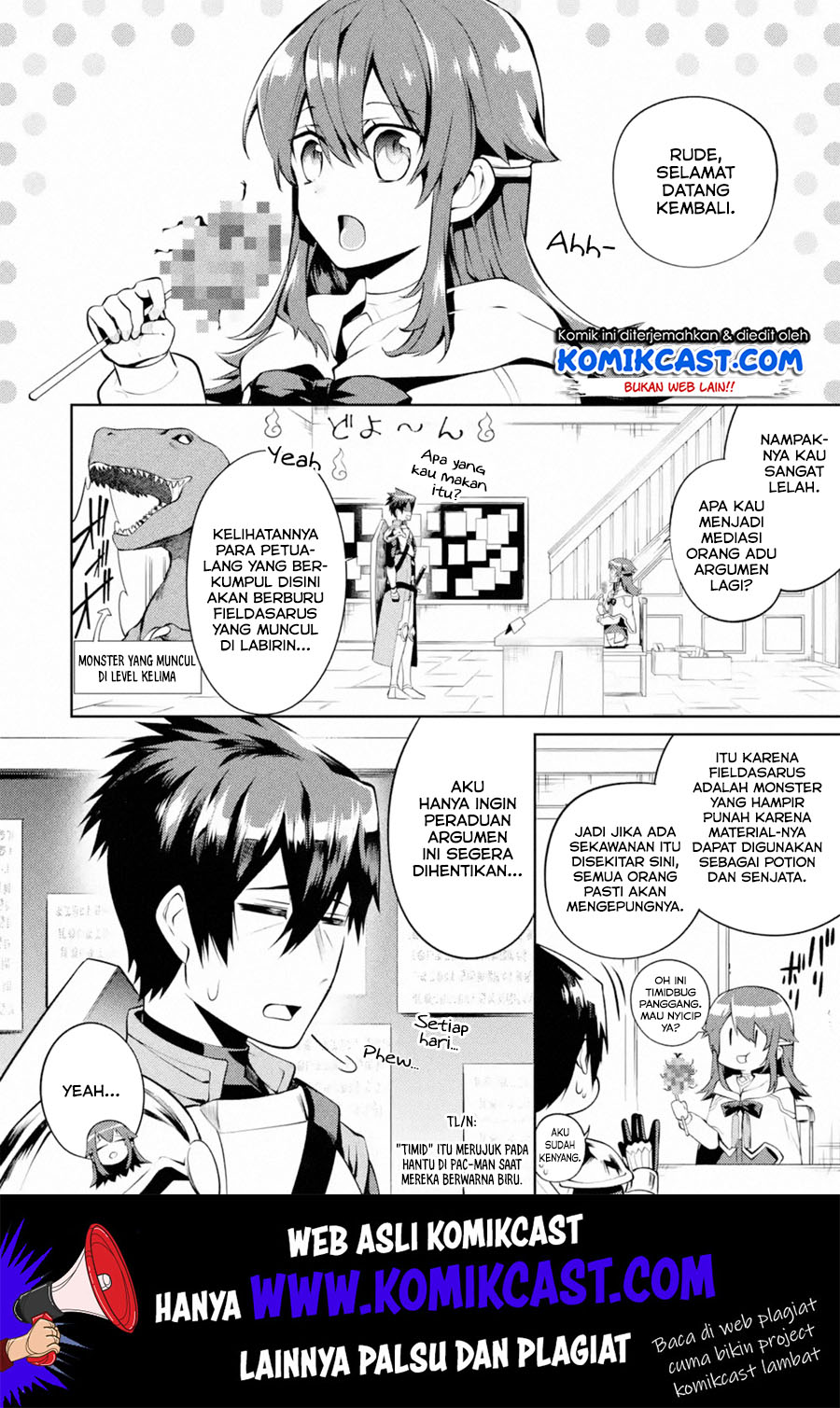 Baca The Labyrinth Raids of the Ultimate Tank ~The Tank Possessing a Rare 9,999 Endurance Skill was Expelled from the Hero Party~ - Chapter 11.1 halaman 4