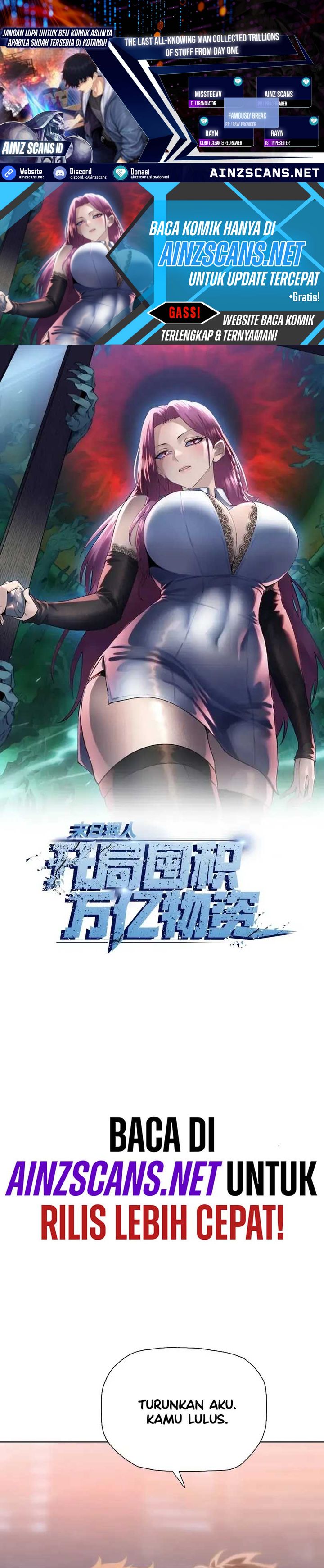 Baca The Last All-Knowing Man Collected Trillions of Stuff from Day One - Chapter 101 halaman 1