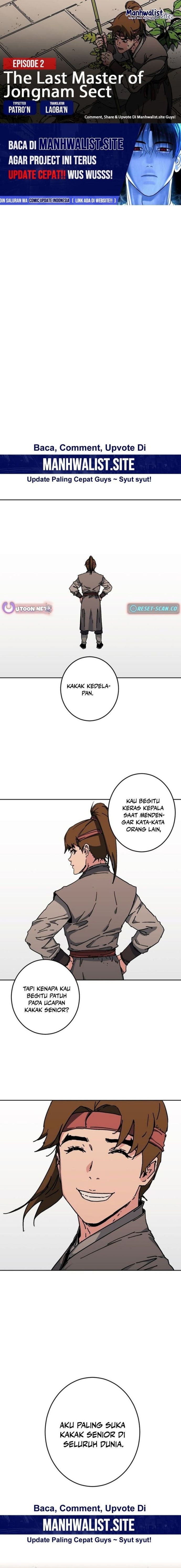 Baca The Last Master of Jongnam Sect - Chapter 2 halaman 1