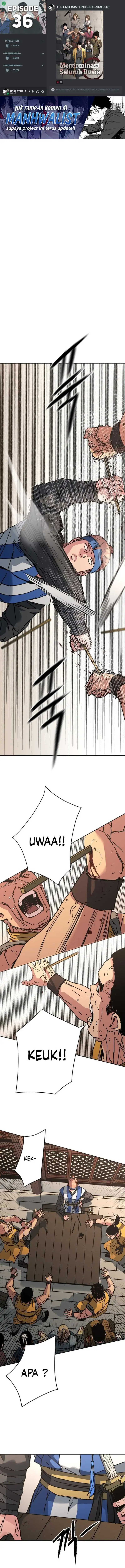 Baca The Last Master of Jongnam Sect - Chapter 36 halaman 1