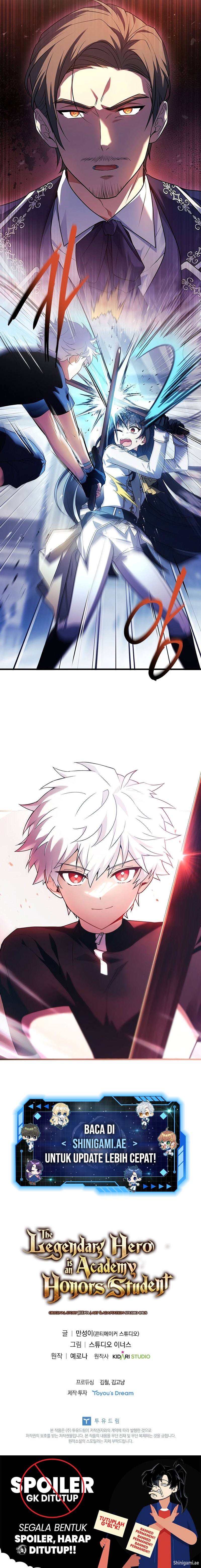 Baca Legendary Hero Is an Academy Honors Student - Chapter 1 halaman 23