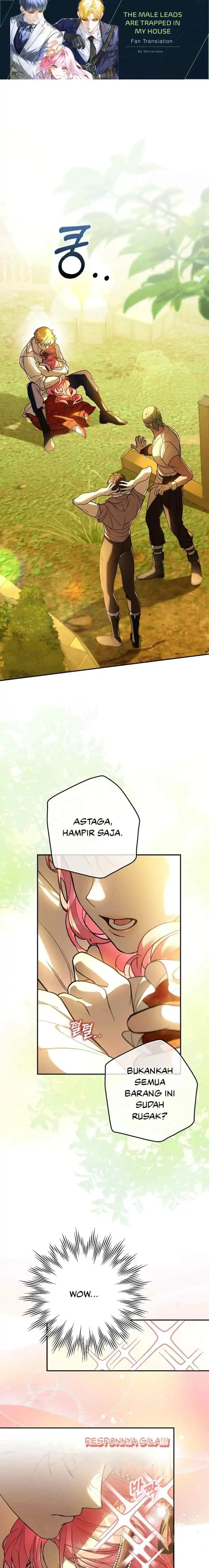 The Male Leads Are Trapped in My House Chapter 15 - Page 1