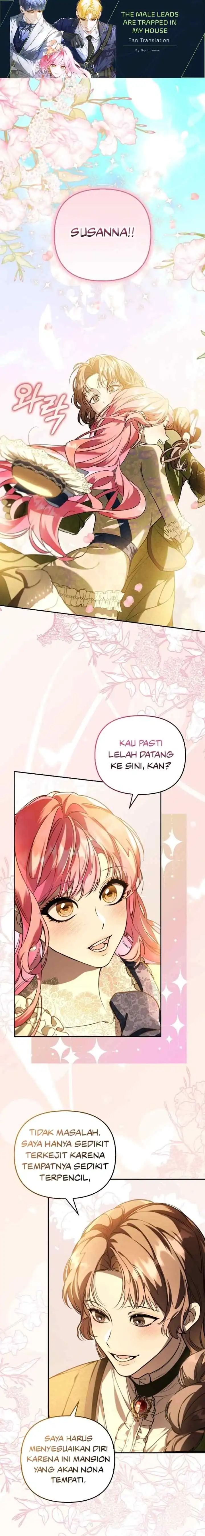 Baca The Male Leads Are Trapped in My House Chapter 17 Bahasa Indonesia page 6