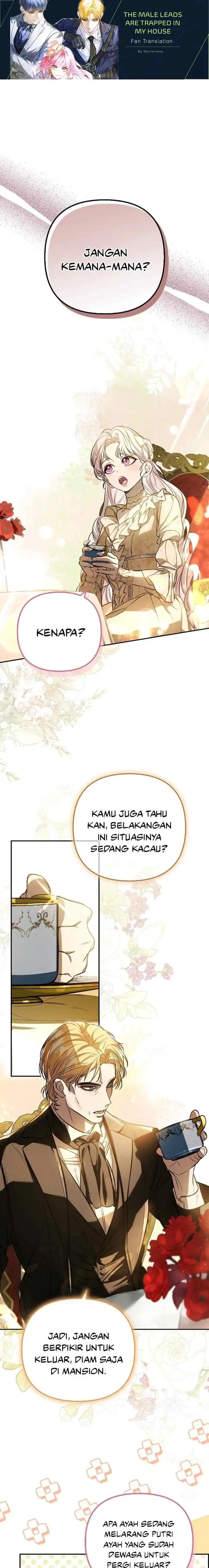 Baca The Male Leads Are Trapped in My House Chapter 18 Bahasa Indonesia page 6