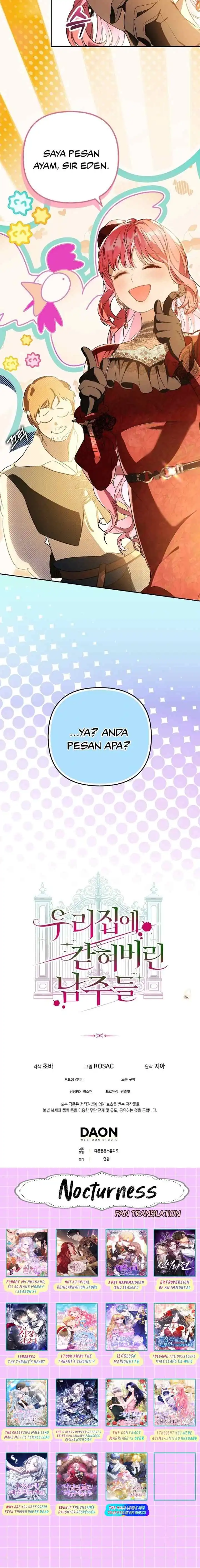 Baca The Male Leads Are Trapped in My House Chapter 18 Bahasa Indonesia page 38