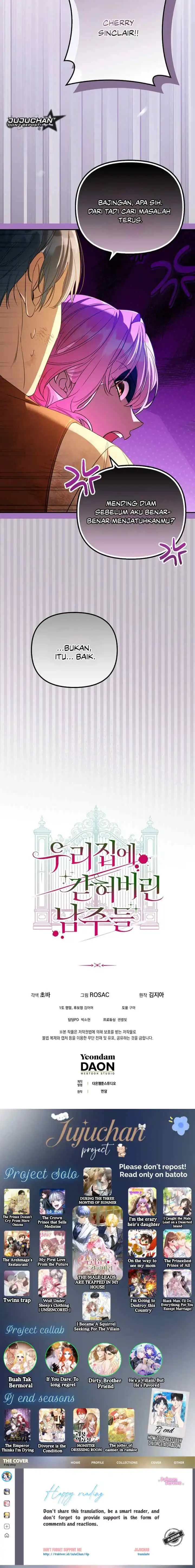 Baca The Male Leads Are Trapped in My House Chapter 31 Bahasa Indonesia page 40