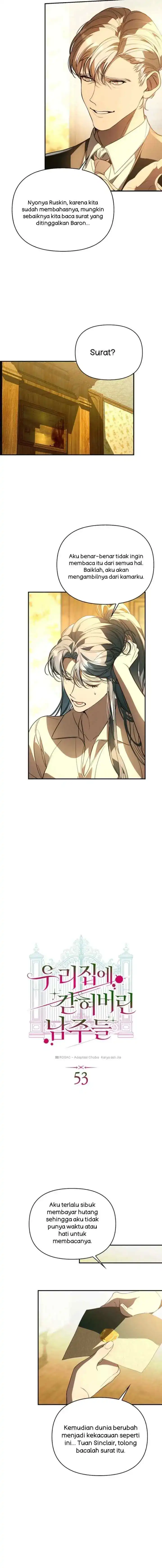 Baca The Male Leads Are Trapped in My House Chapter 53 Bahasa Indonesia page 16