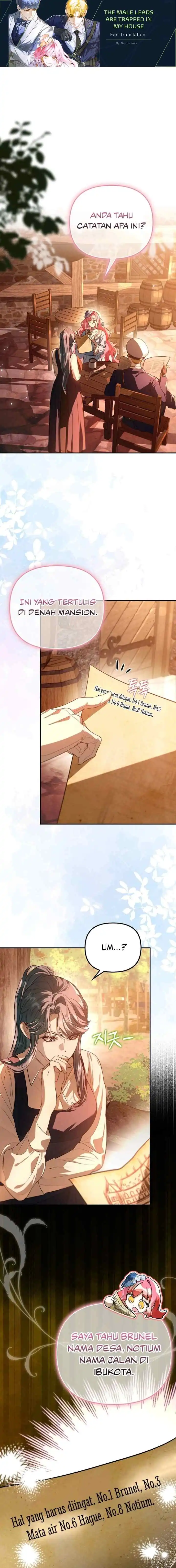 Baca The Male Leads Are Trapped in My House Chapter 9 Bahasa Indonesia page 6