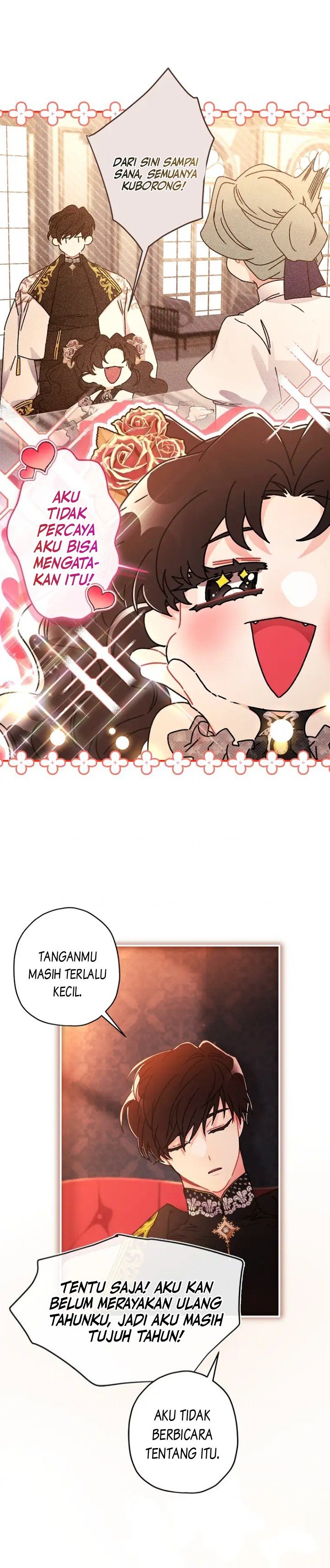 Baca Kill the Male Lead to Become the Villainess - Chapter 107 halaman 18