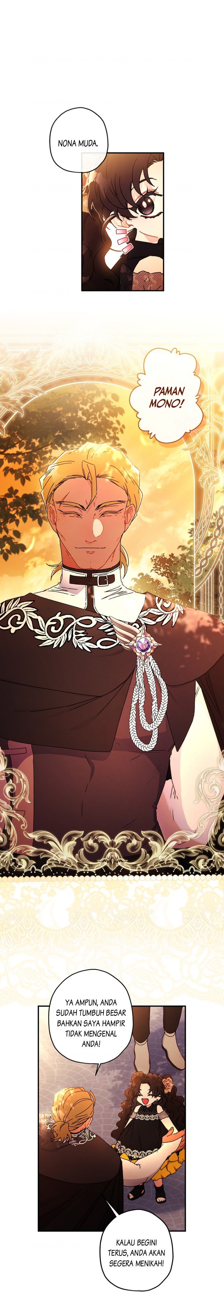 Baca Kill the Male Lead to Become the Villainess - Chapter 108 halaman 11