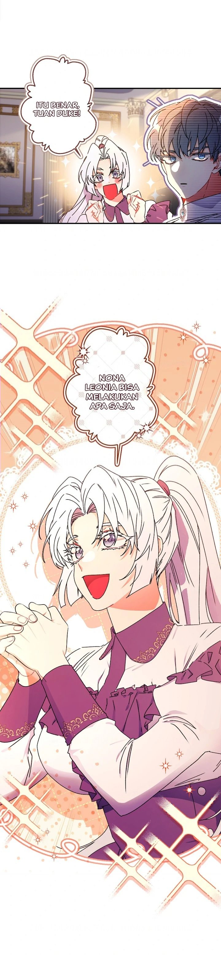 Baca Kill the Male Lead to Become the Villainess - Chapter 112 halaman 2
