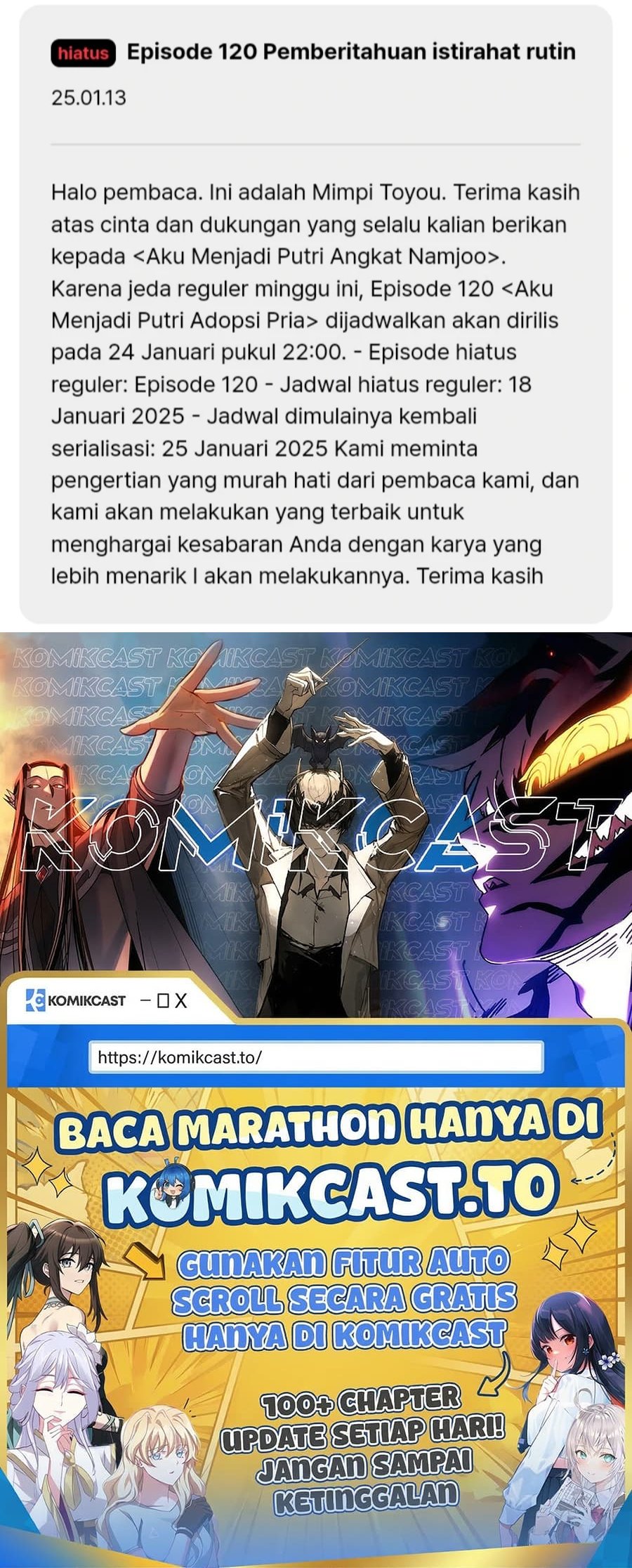 Baca Kill the Male Lead to Become the Villainess - Chapter 119 halaman 73