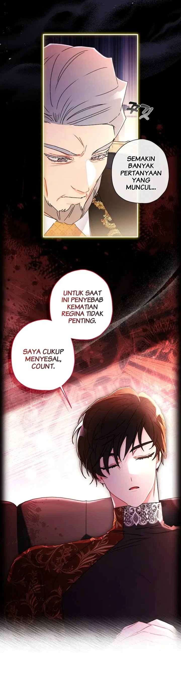 Baca Kill the Male Lead to Become the Villainess - Chapter 120 halaman 8