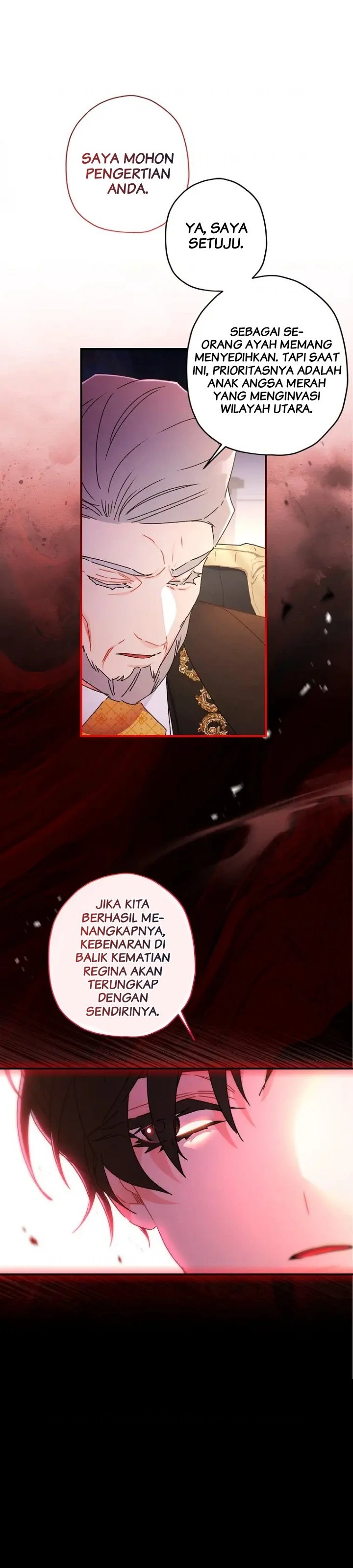 Baca Kill the Male Lead to Become the Villainess - Chapter 120 halaman 9