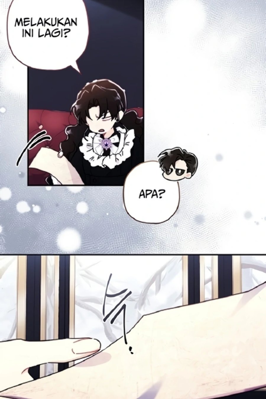 Baca Kill the Male Lead to Become the Villainess - Chapter 133 halaman 17