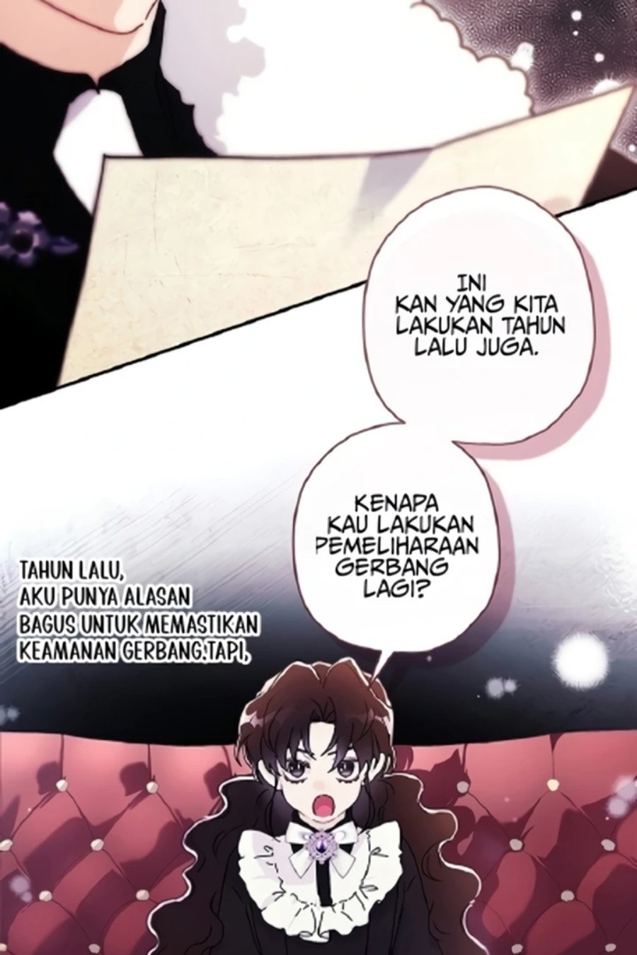Baca Kill the Male Lead to Become the Villainess - Chapter 133 halaman 19