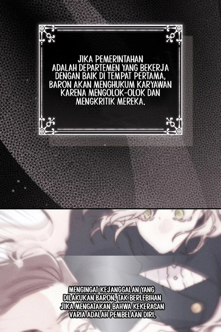 Baca Kill the Male Lead to Become the Villainess - Chapter 133 halaman 35