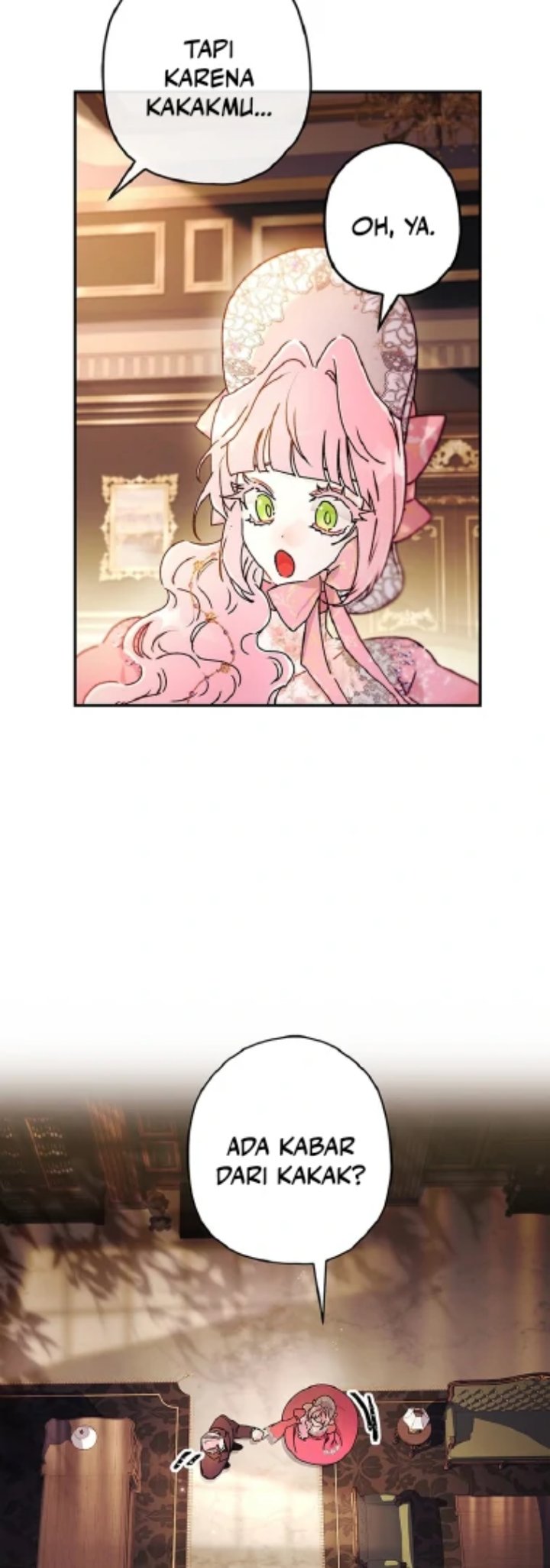 Baca Kill the Male Lead to Become the Villainess - Chapter 135 halaman 23