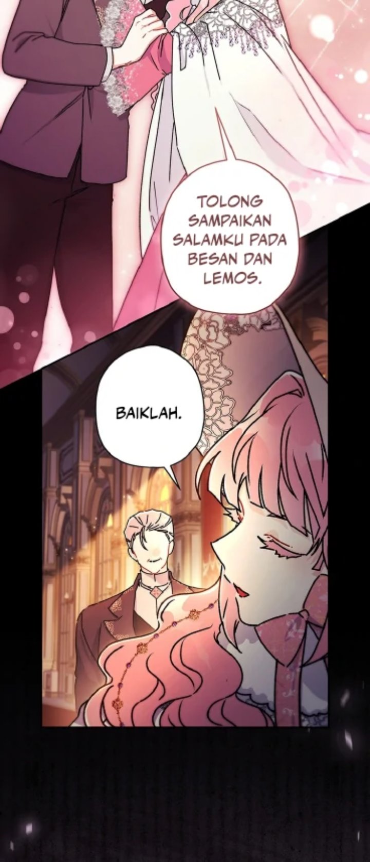 Baca Kill the Male Lead to Become the Villainess - Chapter 135 halaman 33