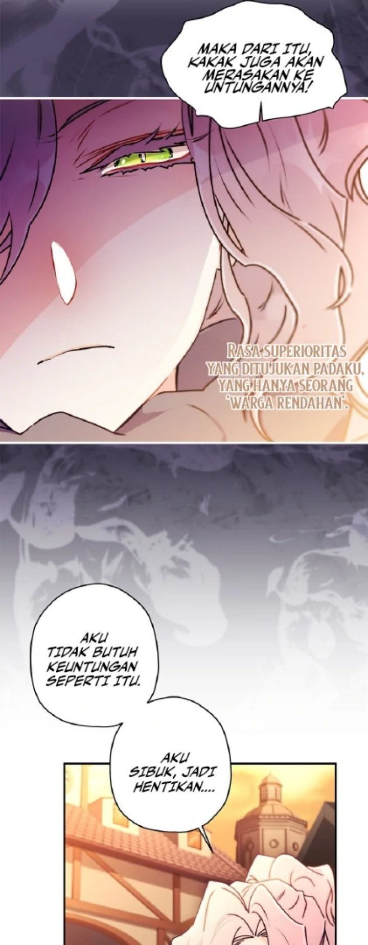 Baca Kill the Male Lead to Become the Villainess - Chapter 137 halaman 25