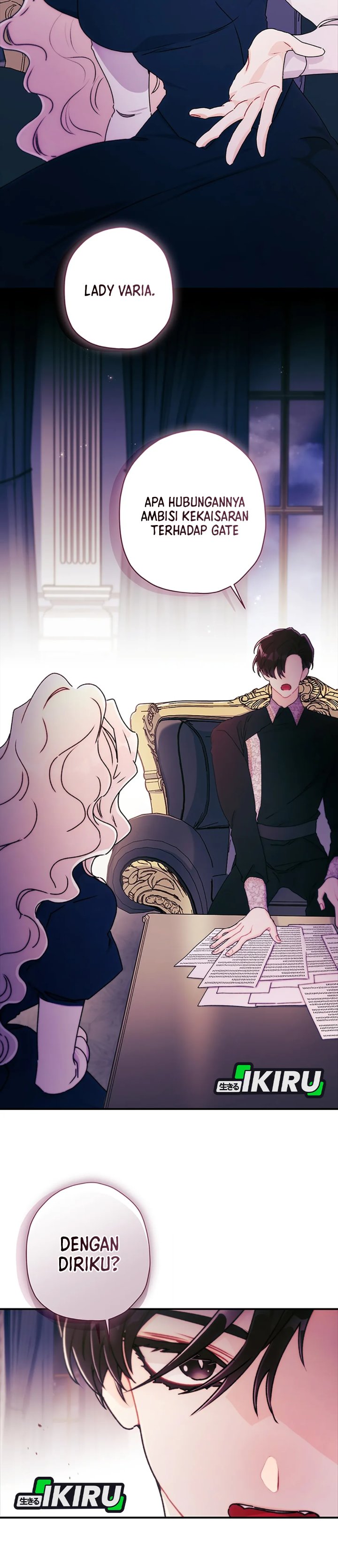 Baca Kill the Male Lead to Become the Villainess - Chapter 142 halaman 20