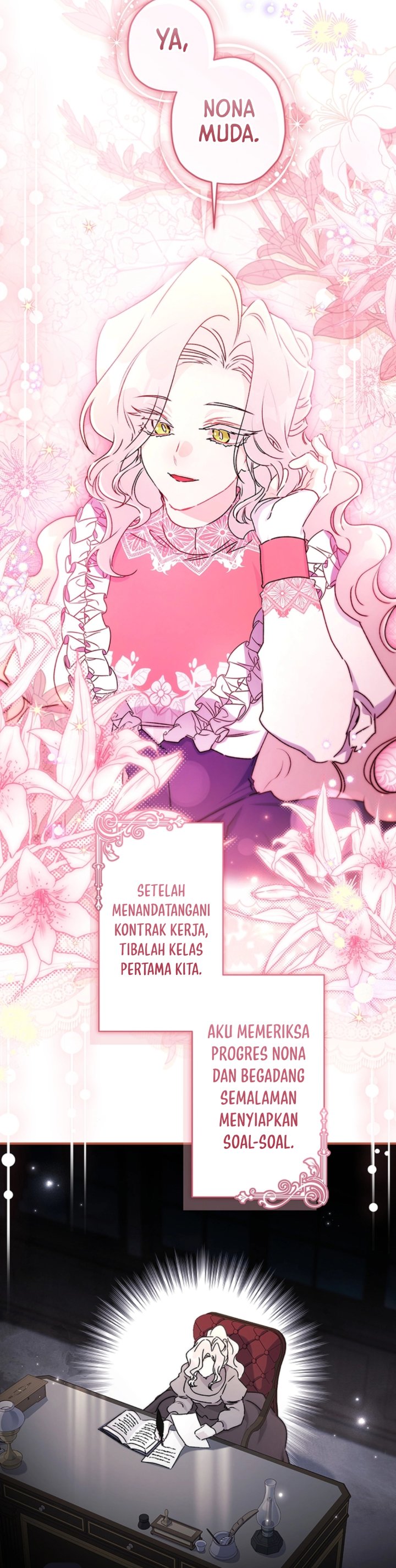 Baca Kill the Male Lead to Become the Villainess - Chapter 145 halaman 17