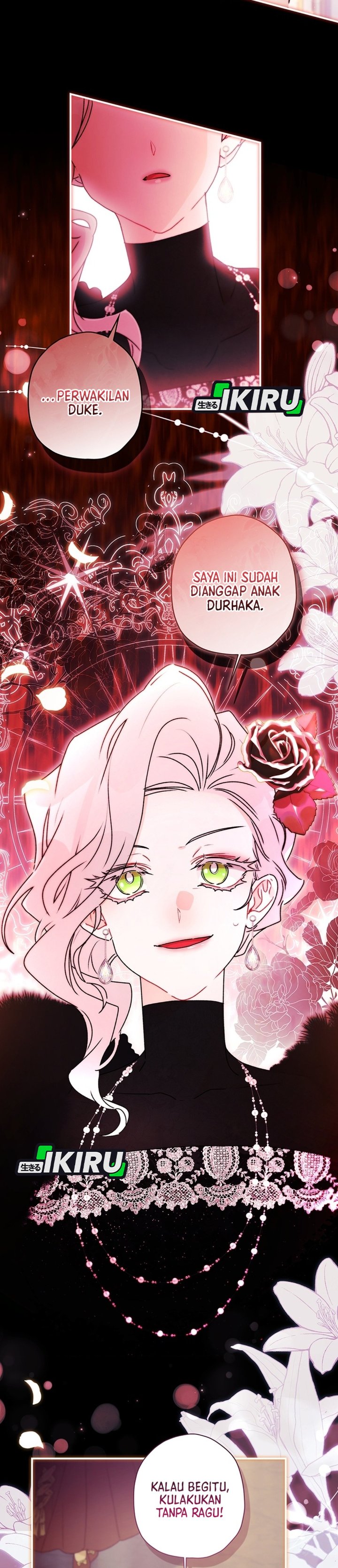 Baca Kill the Male Lead to Become the Villainess - Chapter 157 halaman 32