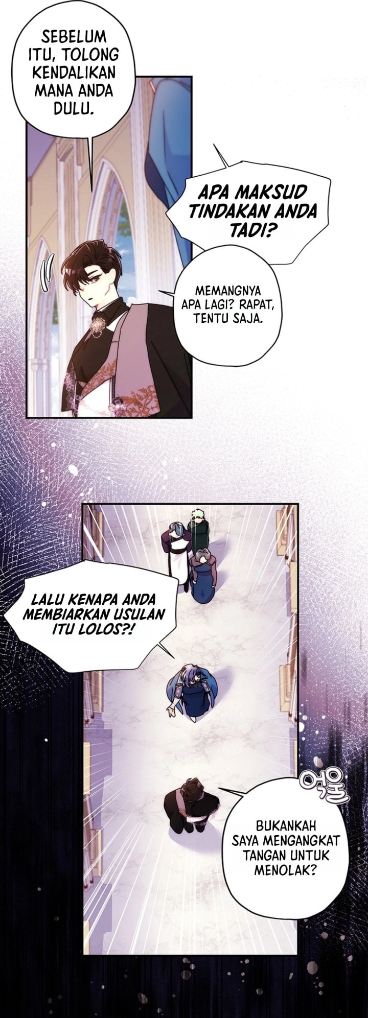 Baca Kill the Male Lead to Become the Villainess - Chapter 170 halaman 24