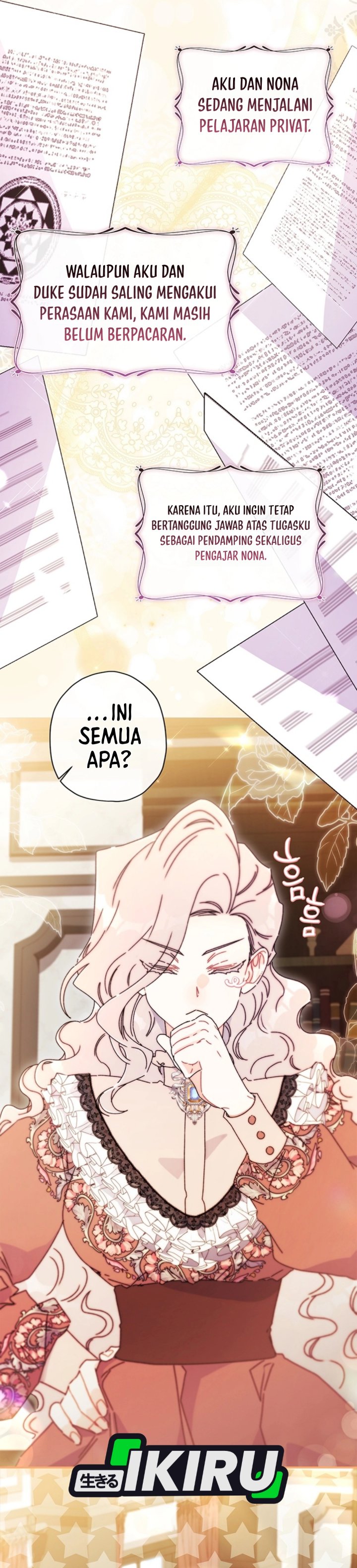 Baca Kill the Male Lead to Become the Villainess - Chapter 171 halaman 3