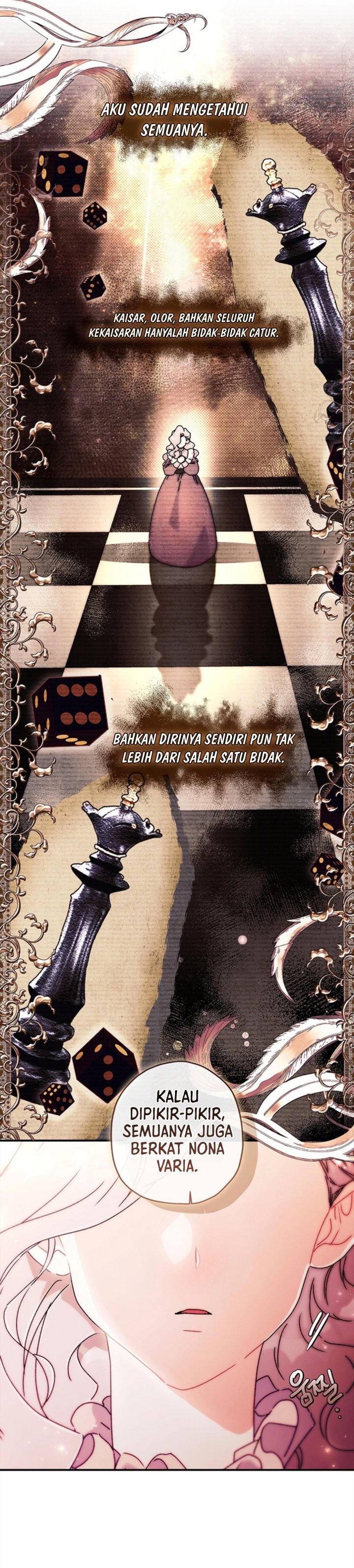 Baca Kill the Male Lead to Become the Villainess - Chapter 171 halaman 38