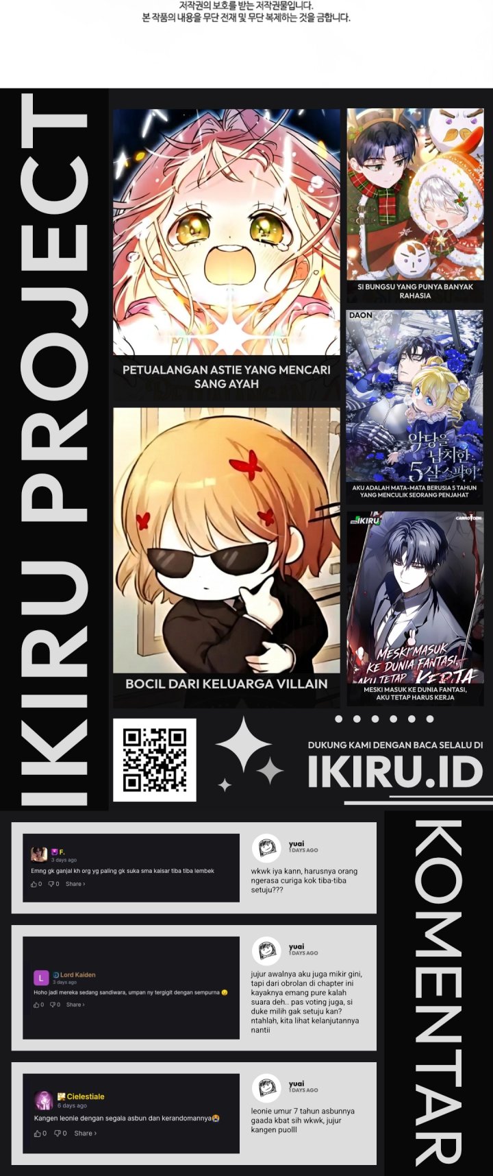 Baca Kill the Male Lead to Become the Villainess - Chapter 171 halaman 45