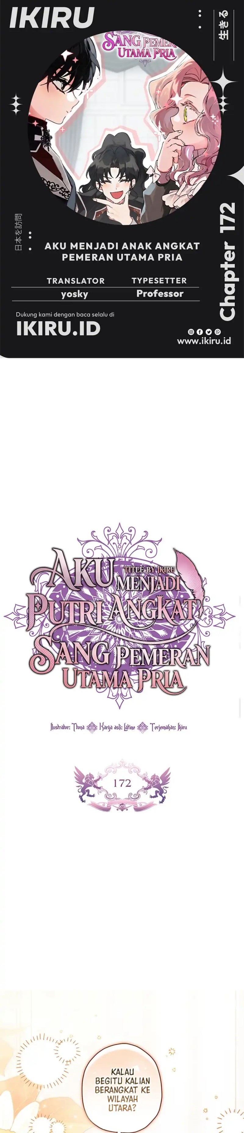 Baca Kill the Male Lead to Become the Villainess - Chapter 172 halaman 1