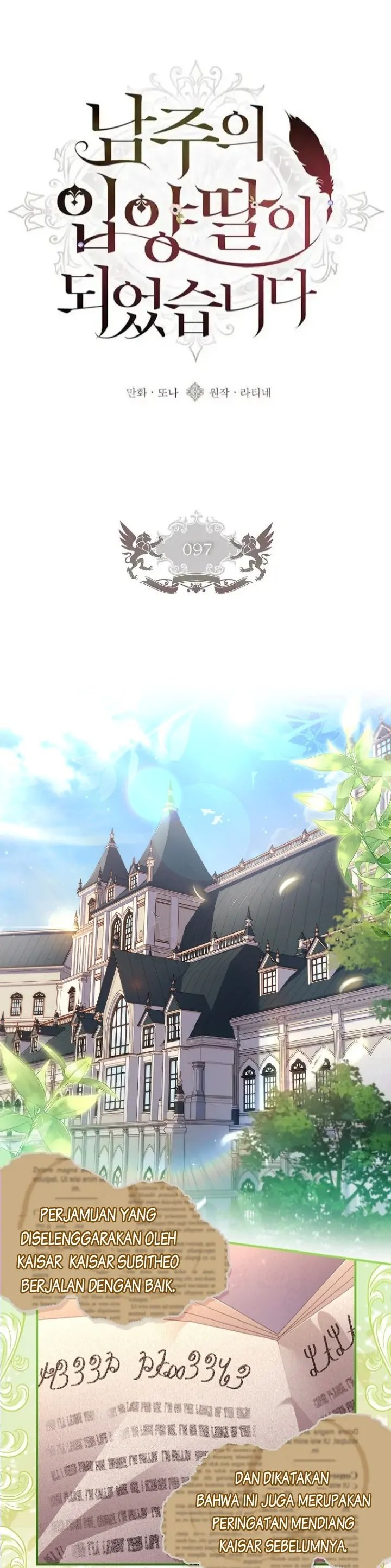 Baca Kill the Male Lead to Become the Villainess - Chapter 97 halaman 1
