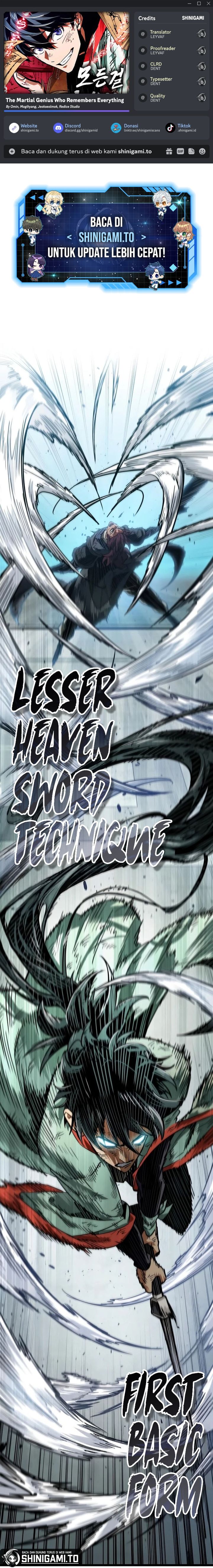 Baca The Martial Genius Who Remembers Everything - Chapter 10 halaman 1