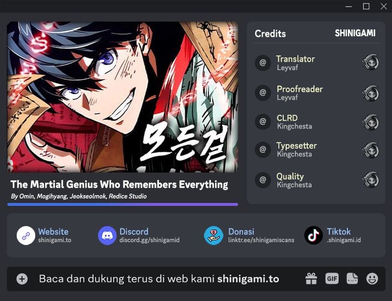 Baca The Martial Genius Who Remembers Everything - Chapter 7 halaman 1