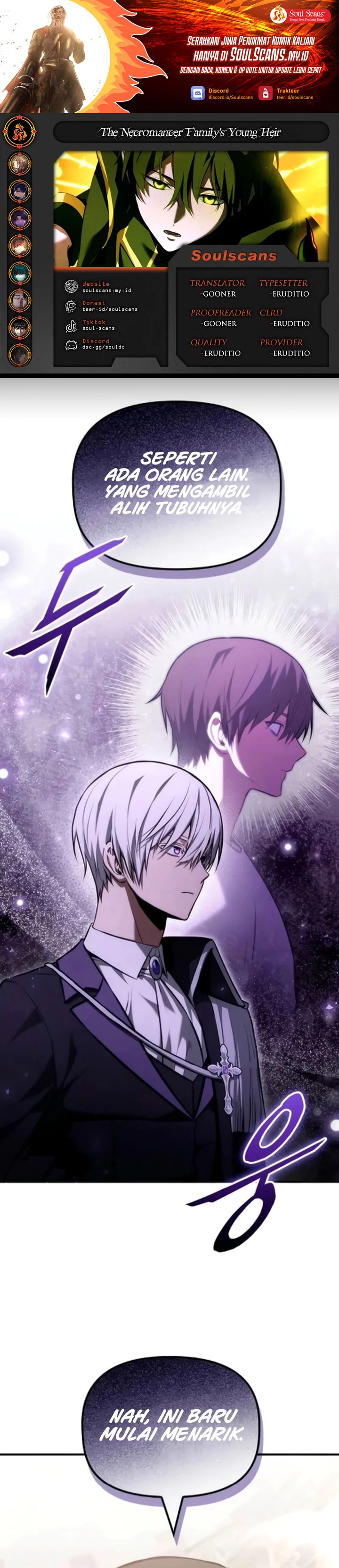 Baca The Necromancer Family's Young Heir - Chapter 58 halaman 1