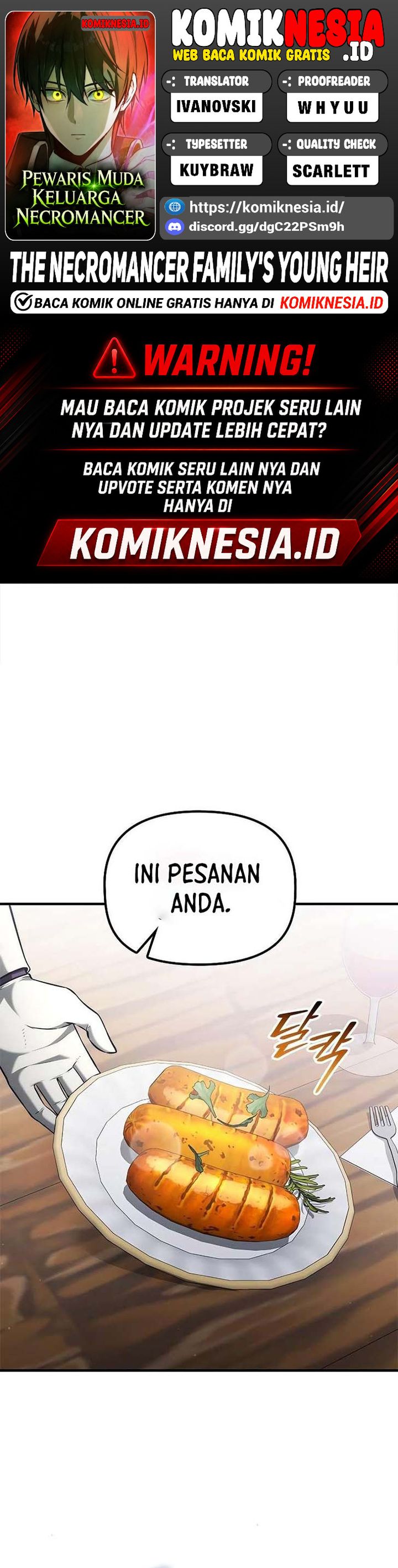 Baca The Necromancer Family's Young Heir - Chapter 70 halaman 1