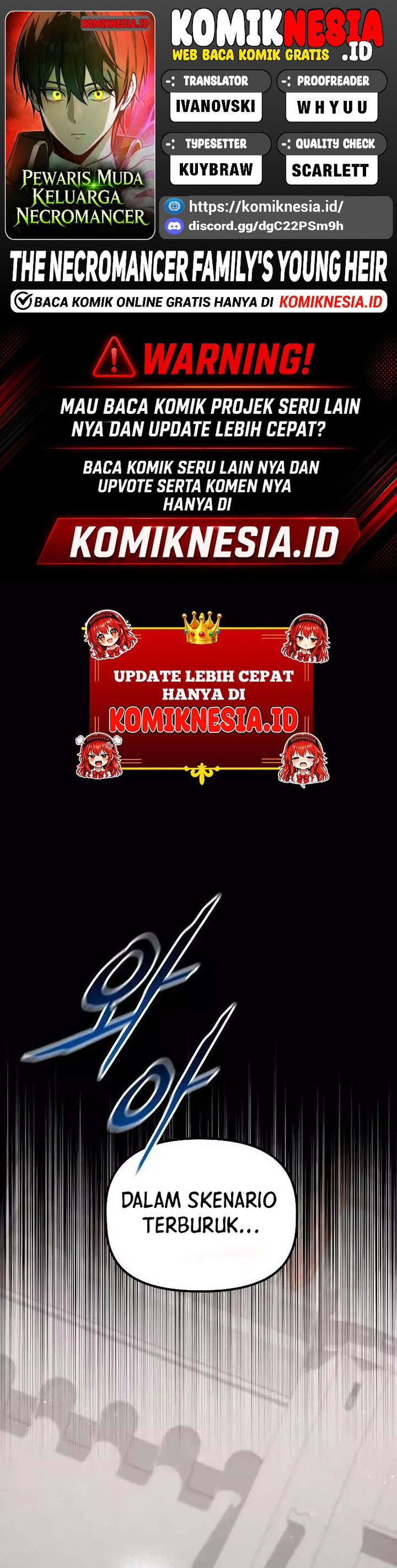 Baca The Necromancer Family's Young Heir - Chapter 71 halaman 1