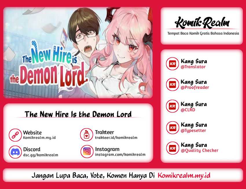 Baca The New Hire Is the Demon Lord - Chapter 1 halaman 1