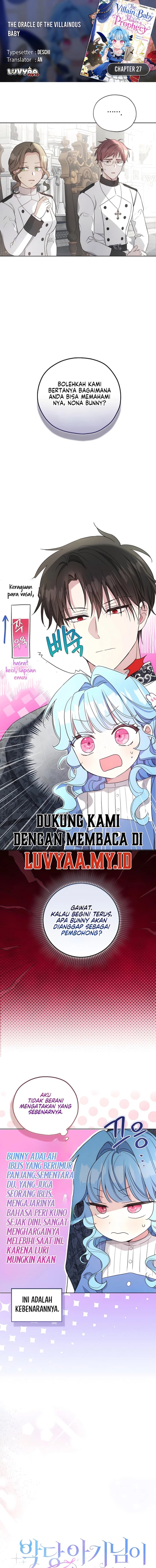 Baca The Oracle of the Villainous Baby - Chapter 27 halaman 1