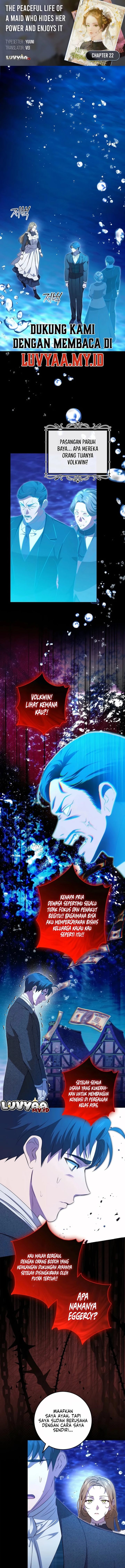 Baca The Peaceful Life of a Maid Who Hides Her Power and Enjoys It - Chapter 22 halaman 1