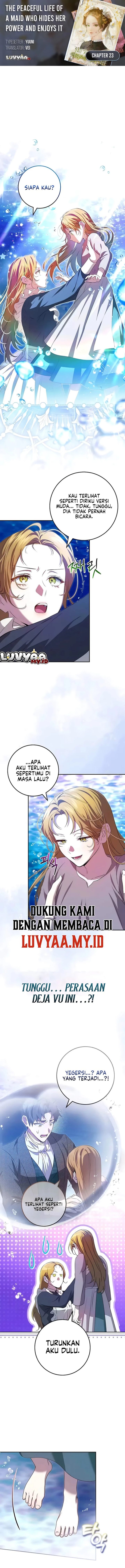 Baca The Peaceful Life of a Maid Who Hides Her Power and Enjoys It - Chapter 23 halaman 1