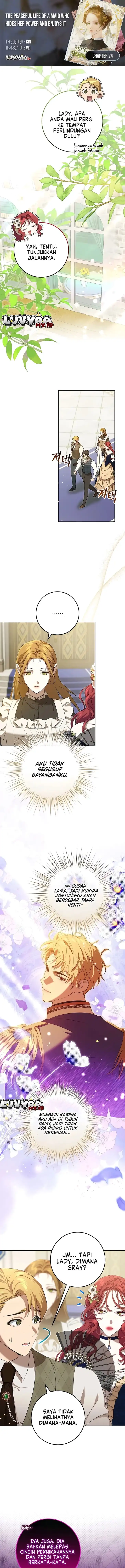 Baca The Peaceful Life of a Maid Who Hides Her Power and Enjoys It - Chapter 24 halaman 1