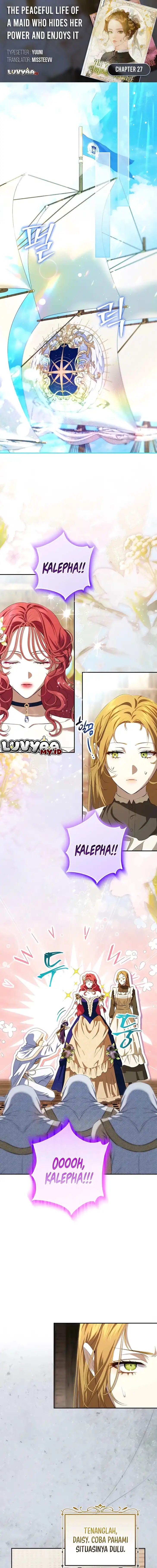 Baca The Peaceful Life of a Maid Who Hides Her Power and Enjoys It - Chapter 27 halaman 1